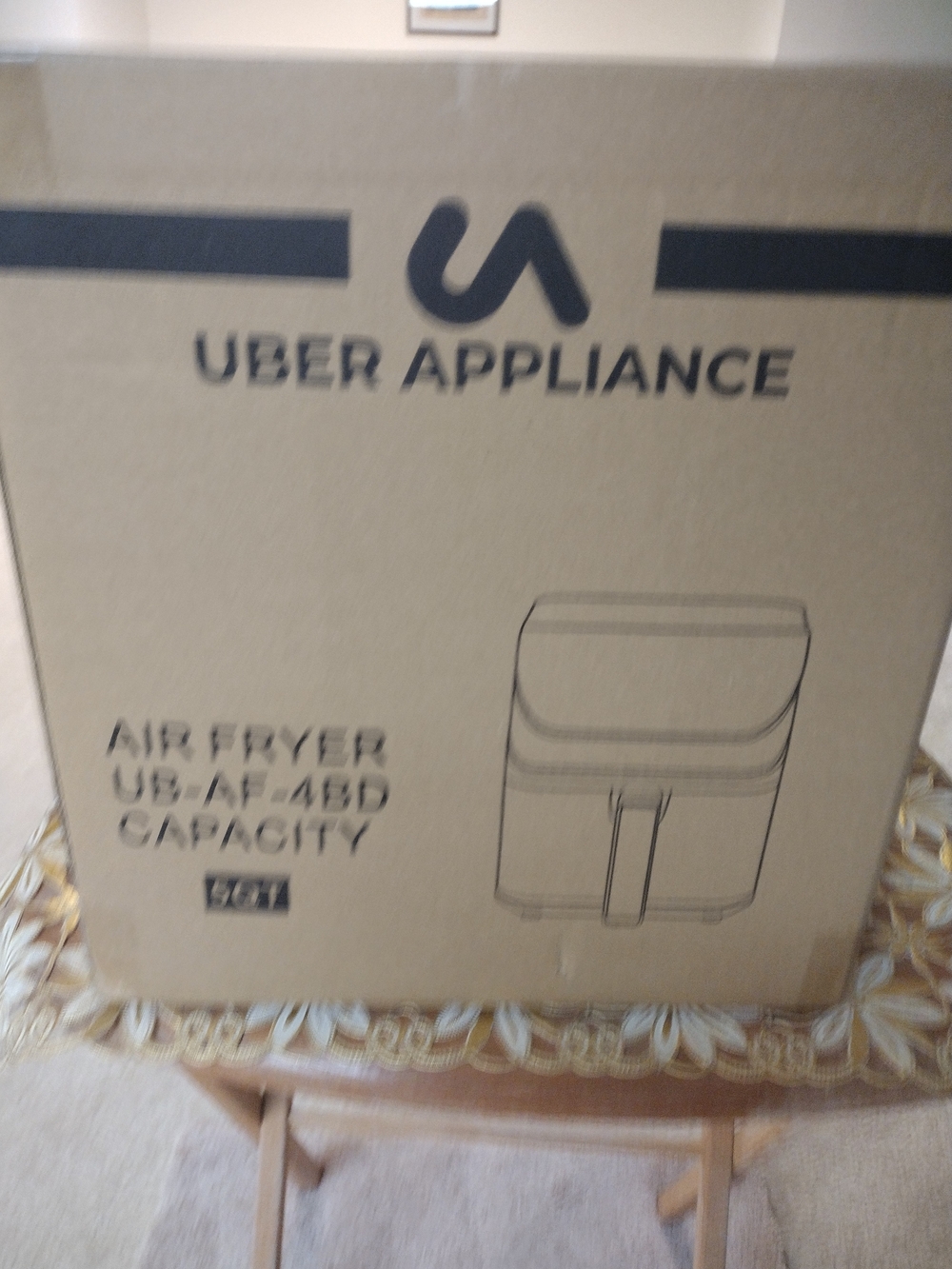 Black Air Fryer - UB-AF-4SD